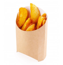 Упаковка для картофеля ФРИ Eco Fry M 50*105*110 (уп50/1200кор) крафт