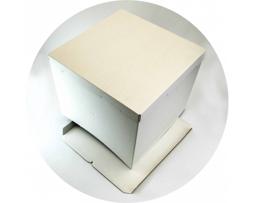 Коробка для торта 400*400*350мм белая купить в Екатеринбурге в Упакофф